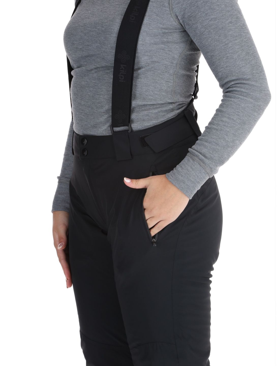 Kilpi, Eurina pantalones de esquí mujeres Black negro 