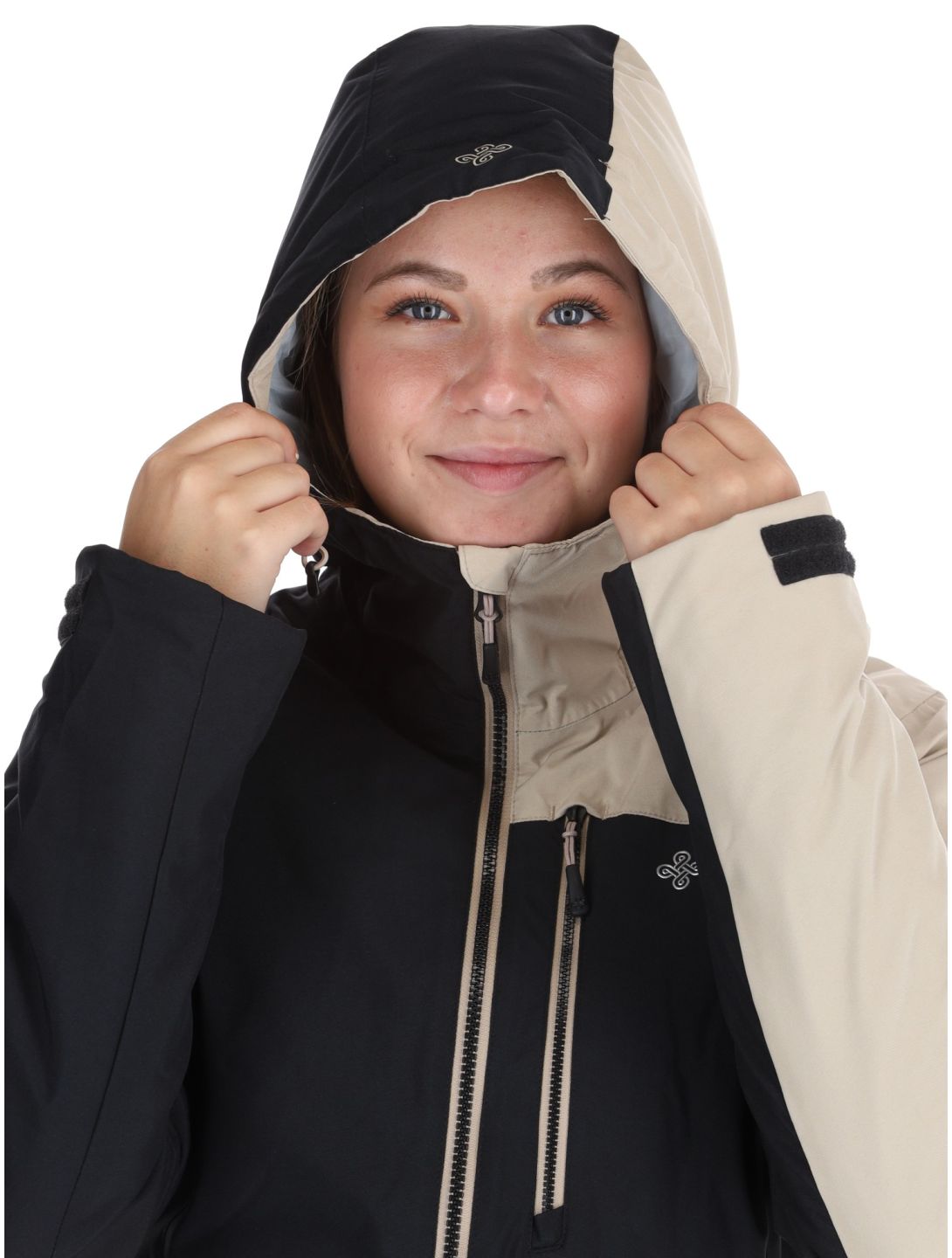 Kilpi, Flip chaqueta de esquí mujeres Beige beige, negro 