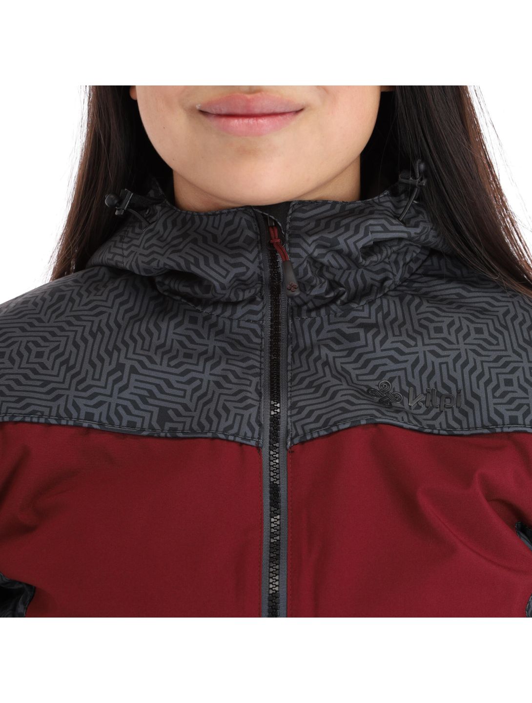 Kilpi, Flip-W chaqueta de esquí mujeres dark rojo 