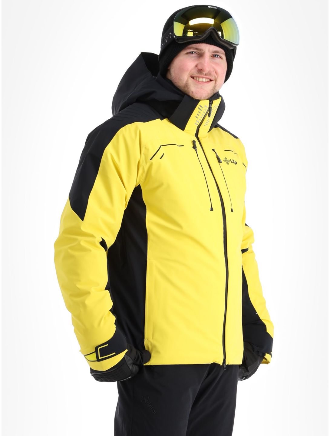 Kilpi, Hyder-M chaqueta de esquí hombres Yellow amarillo, negro 