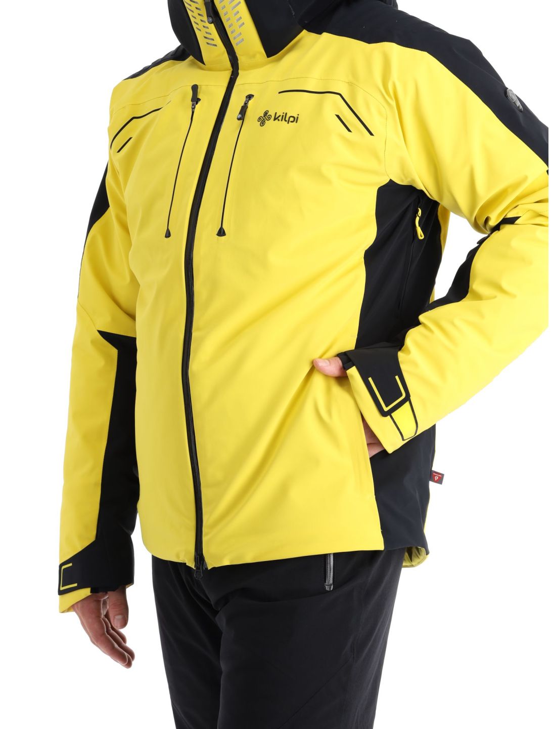 Kilpi, Hyder-M chaqueta de esquí hombres Yellow amarillo, negro 