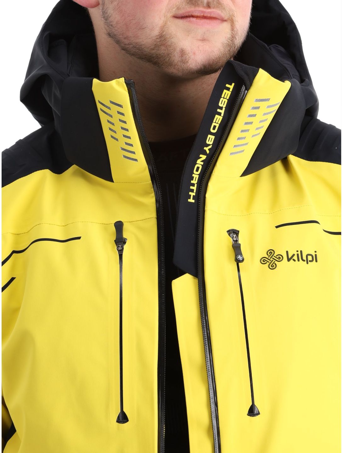 Kilpi, Hyder-M chaqueta de esquí hombres Yellow amarillo, negro 