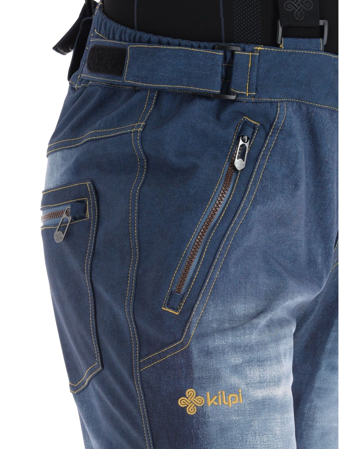 Kilpi, Jeanso-M pantalones de esquí softshell hombres Dark Blue azul 