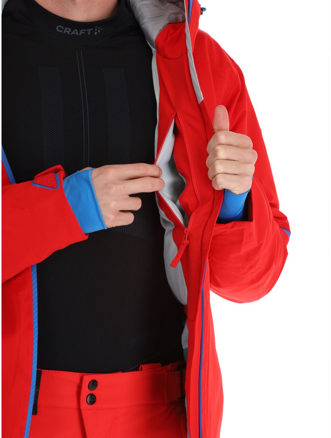 Kilpi, Killy-M chaqueta de esquí hombres Red rojo 