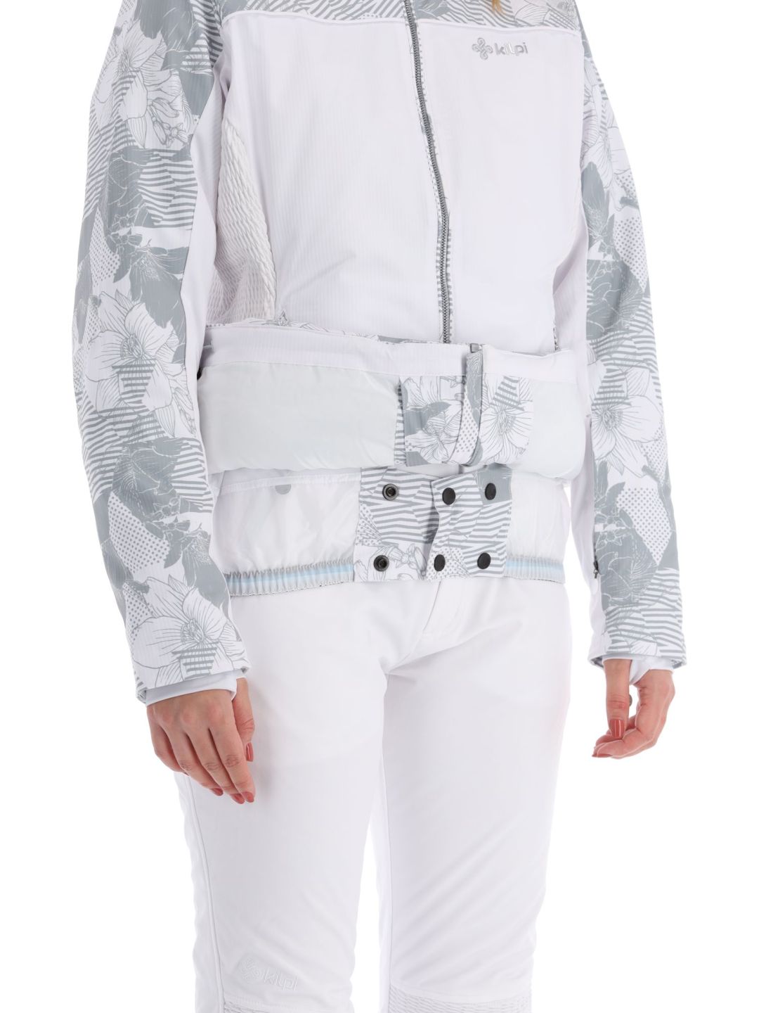 Kilpi, Lena-W chaqueta de esquí modelo calentado mujeres White blanco 