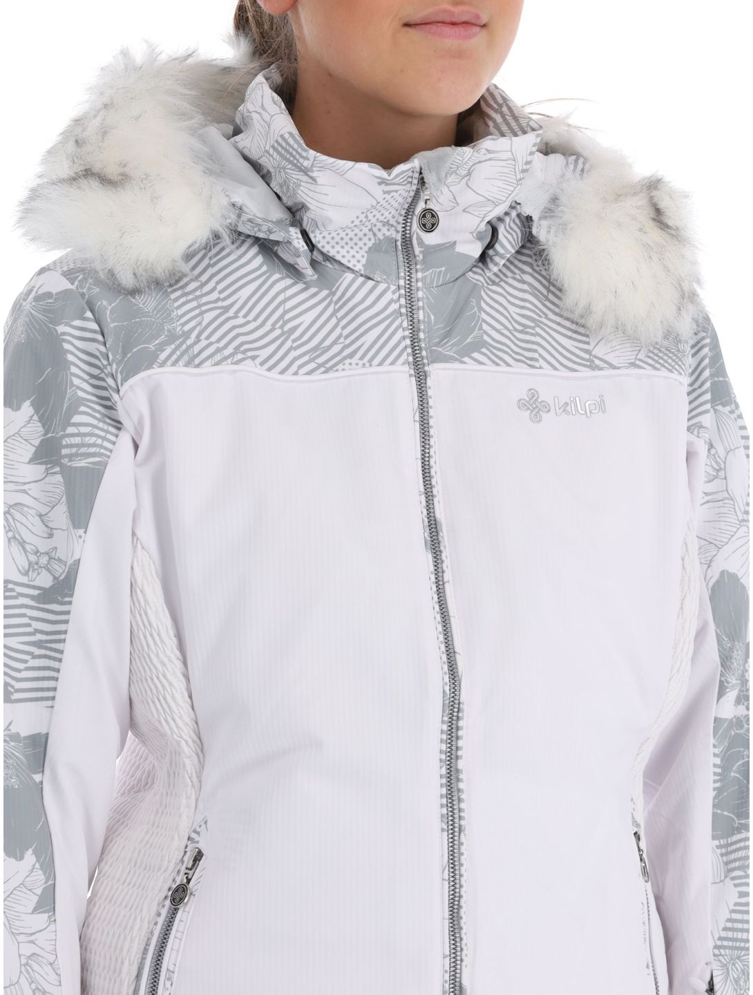 Kilpi, Lena-W chaqueta de esquí modelo calentado mujeres White blanco 