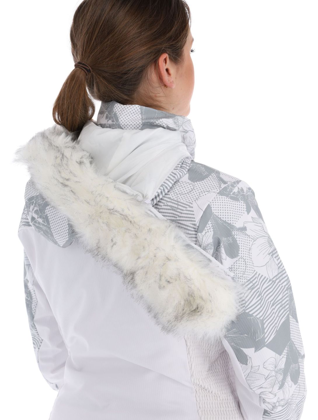 Kilpi, Lena-W chaqueta de esquí modelo calentado mujeres White blanco 