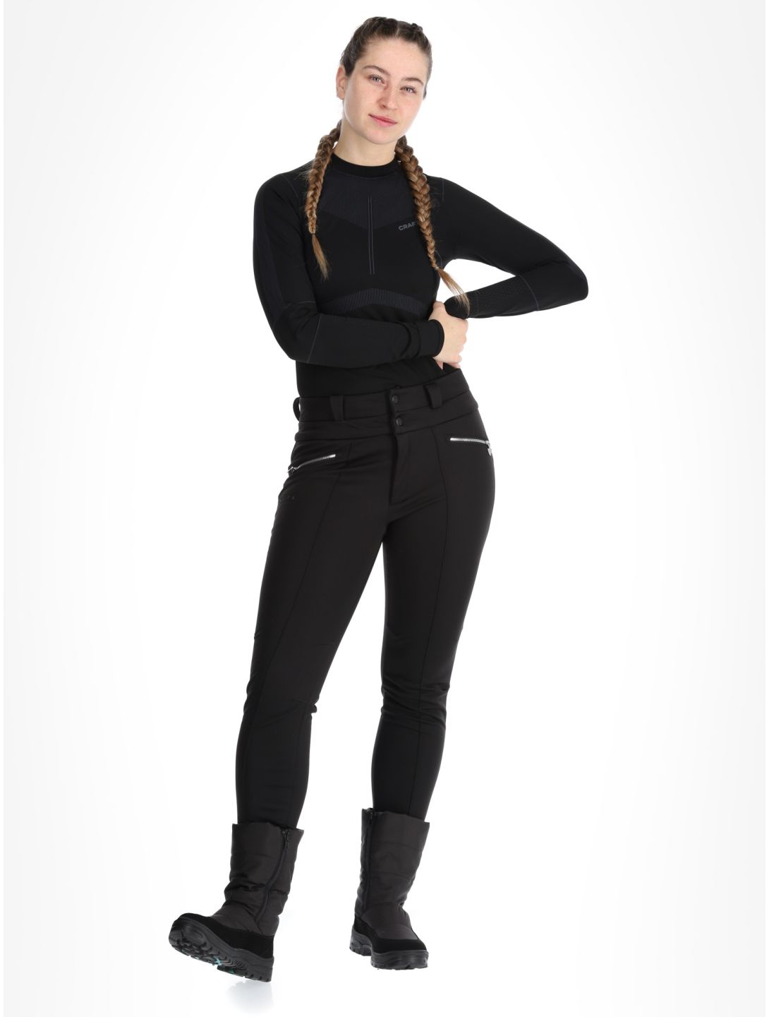 Kilpi, MAURA legging mujeres Black negro 