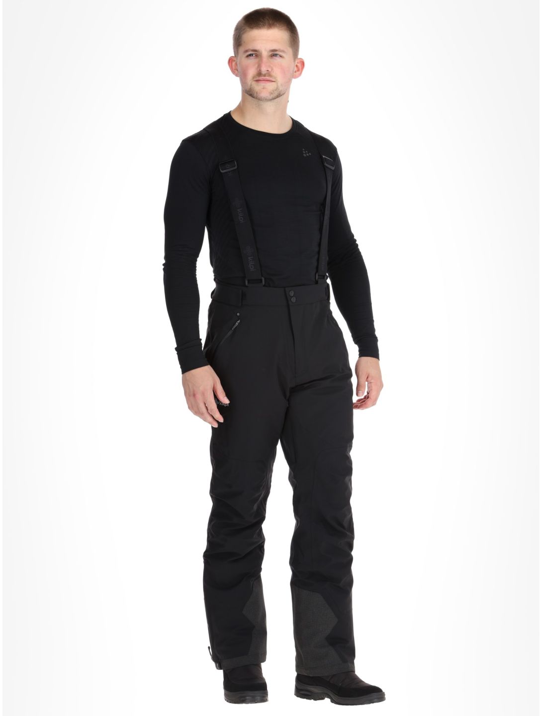 Kilpi, METHONE pantalones de esquí hombres Black negro 