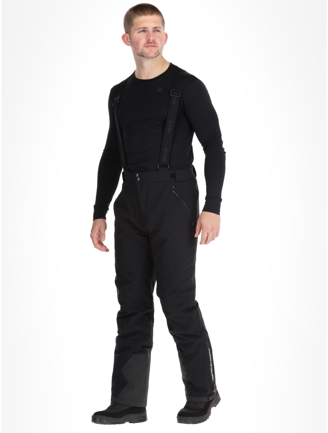 Kilpi, METHONE pantalones de esquí hombres Black negro 