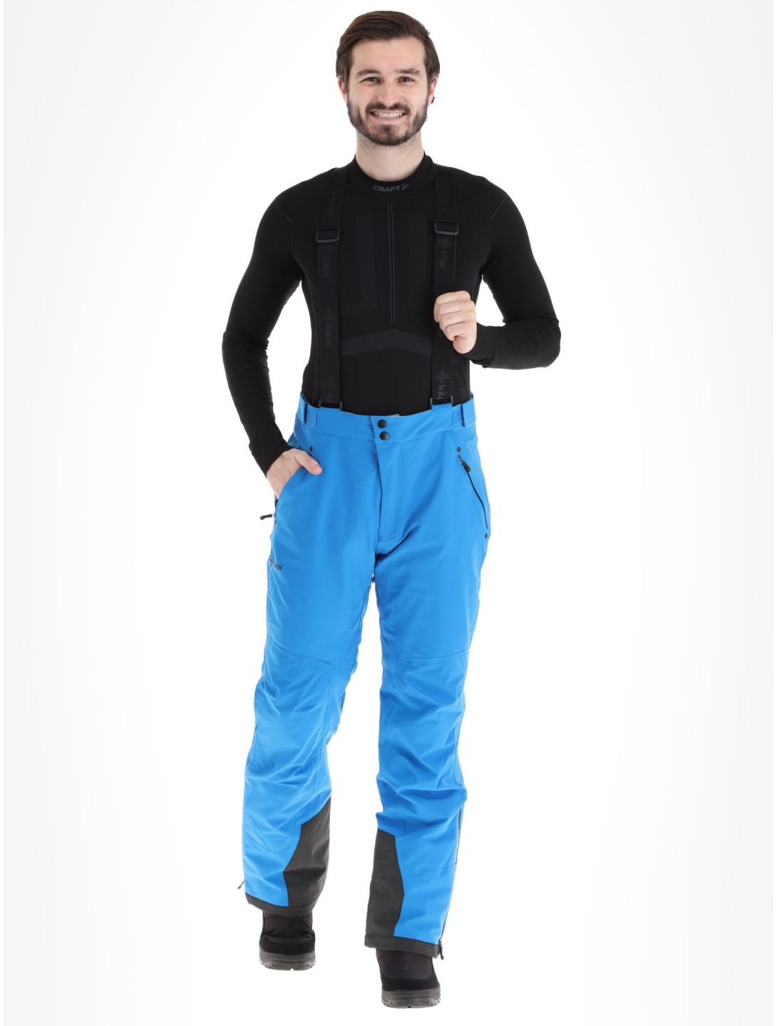 Kilpi, Methone-M pantalones de esquí hombres Blue azul 