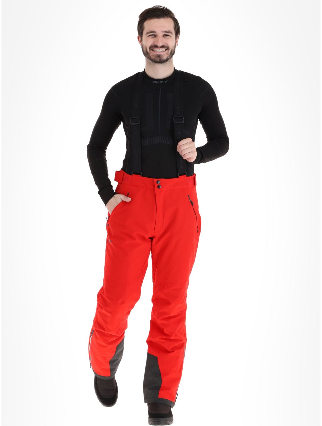 Kilpi, Methone-M pantalones de esquí hombres Red rojo 