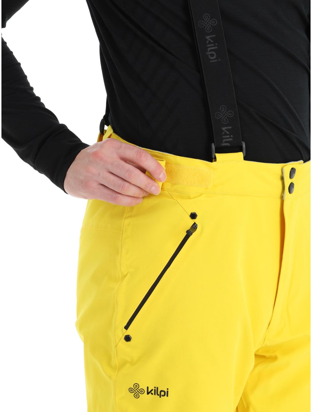 Kilpi, Methone-M pantalones de esquí hombres Yellow amarillo 