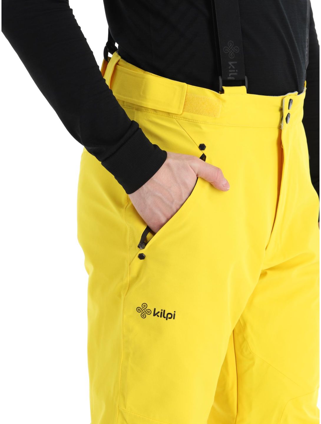 Kilpi, Methone-M pantalones de esquí hombres Yellow amarillo 