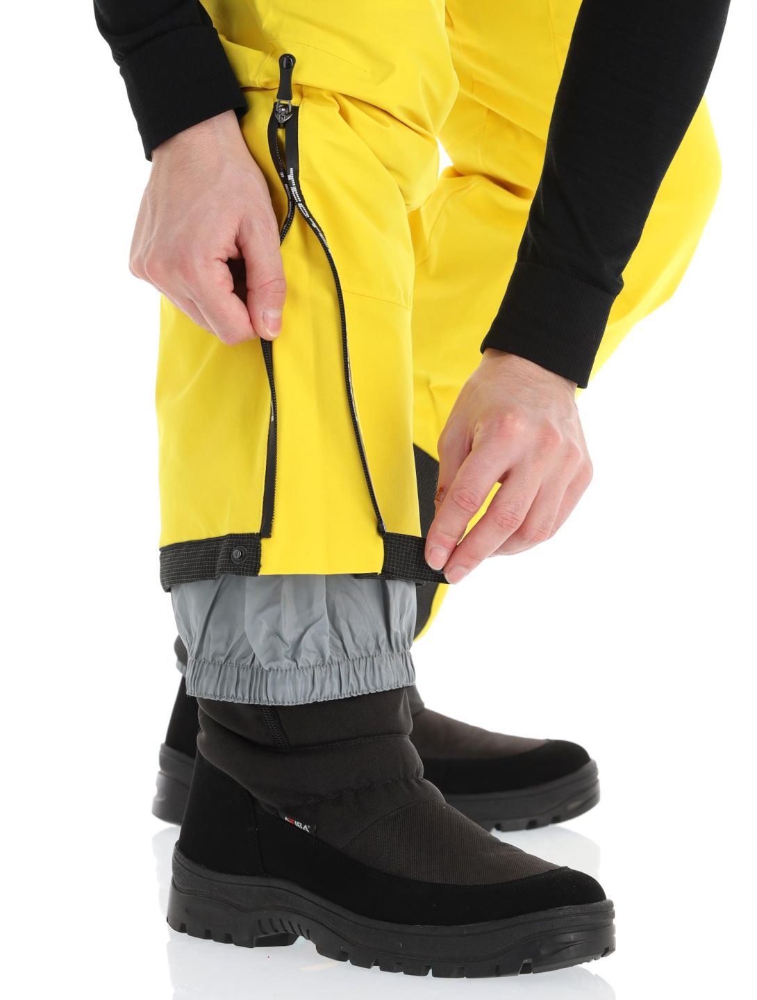 Kilpi, Methone-M pantalones de esquí hombres Yellow amarillo 