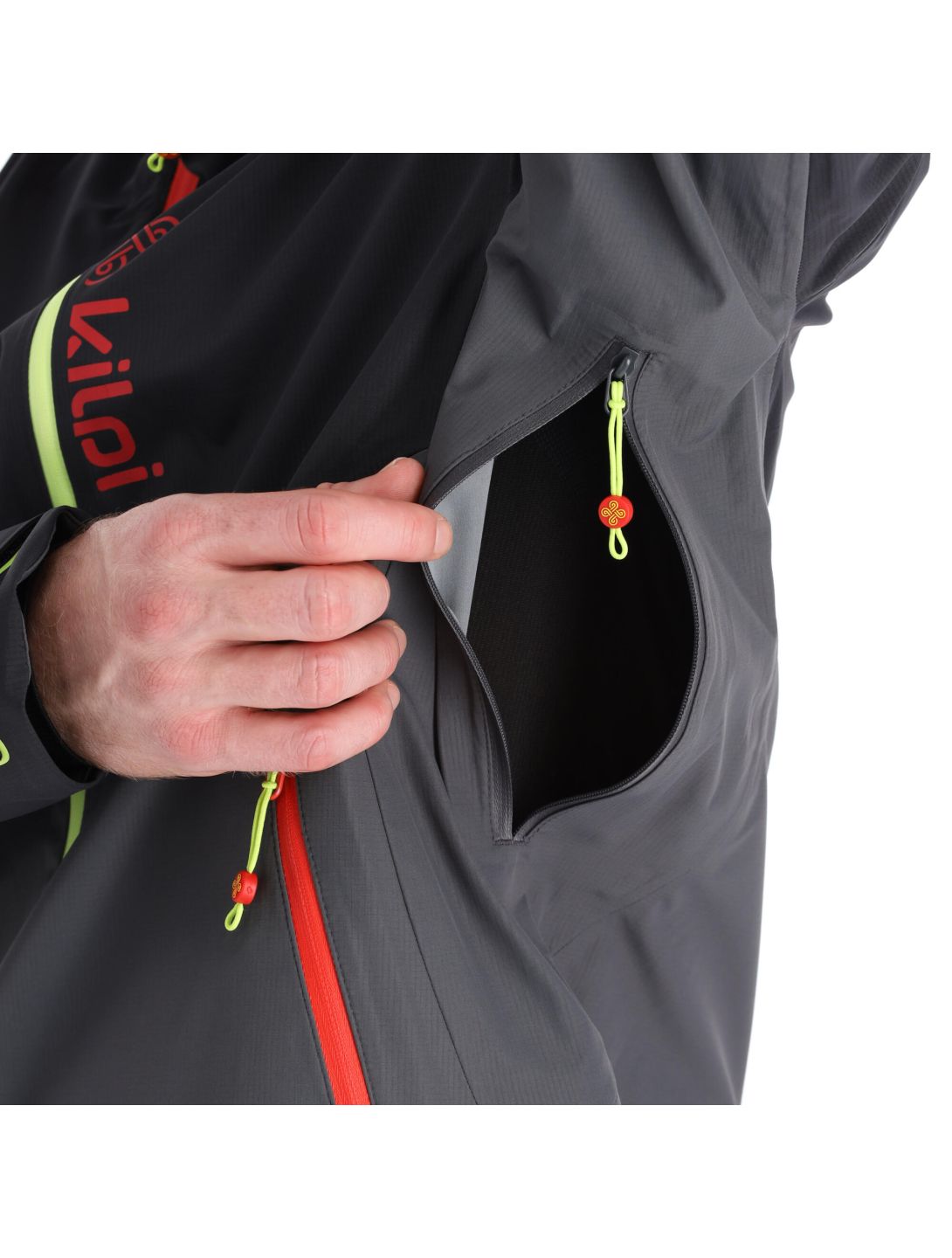 Kilpi, Metrix-M chaqueta de esquí hardshell hombres negro 