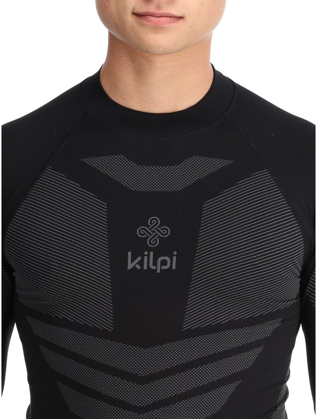 Kilpi, NATHAN camisa termoactiva hombres Black negro 