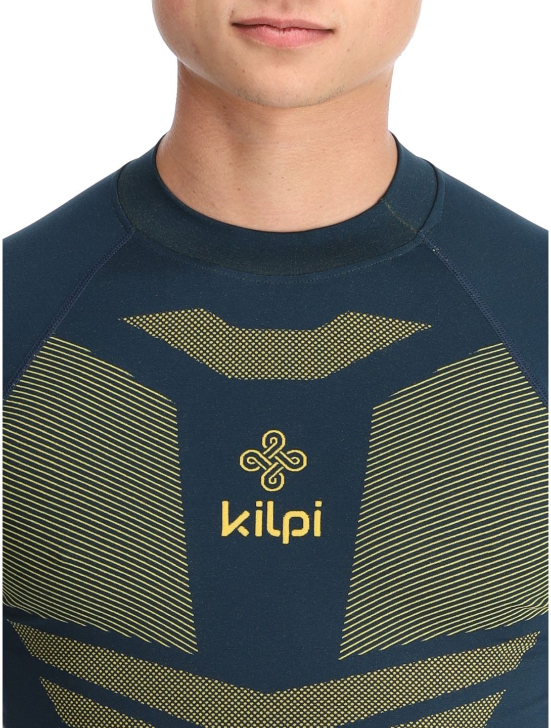 Kilpi, NATHAN camisa termoactiva hombres Dark Blue azul 