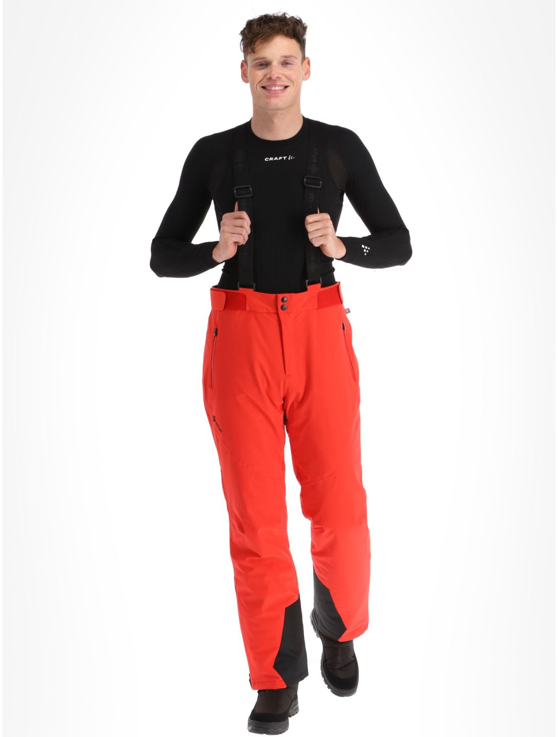 Kilpi, Ravel-M pantalones de esquí hombres Red rojo 