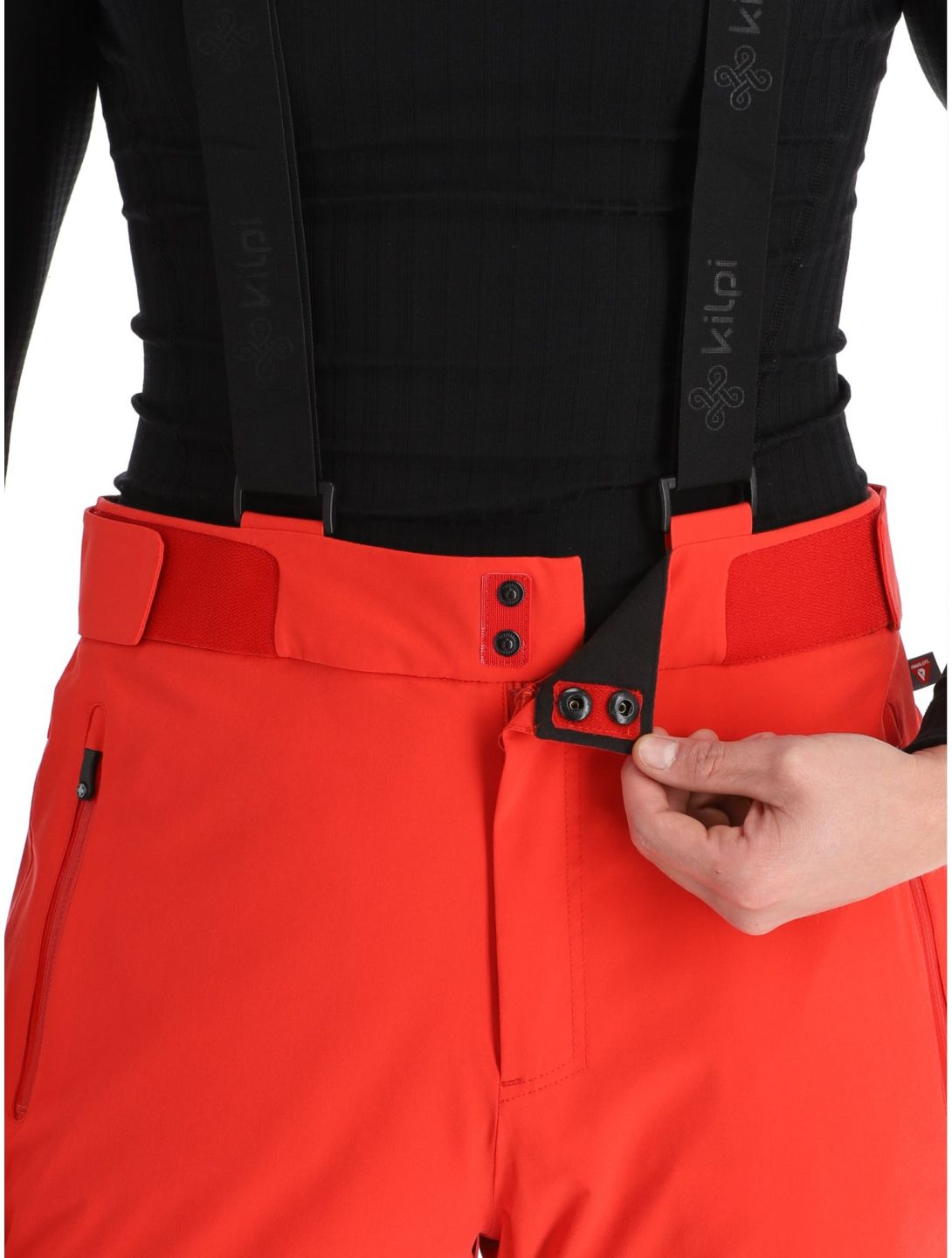 Kilpi, Ravel-M pantalones de esquí hombres Red rojo 