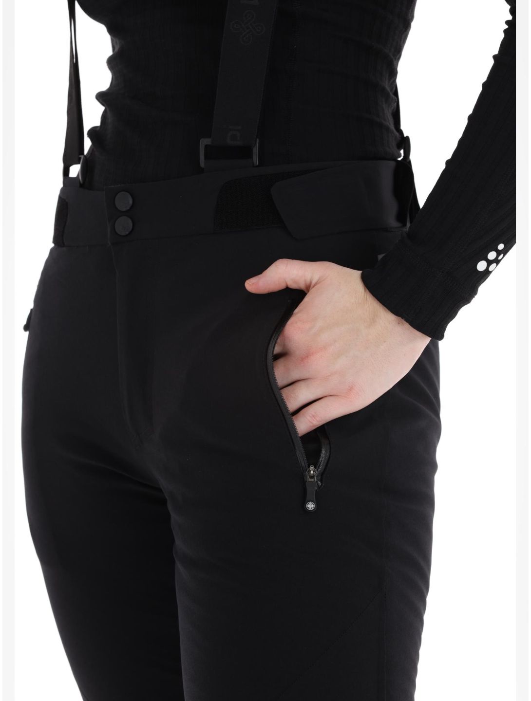 Kilpi, Ravel-W pantalones de esquí mujeres Black negro 