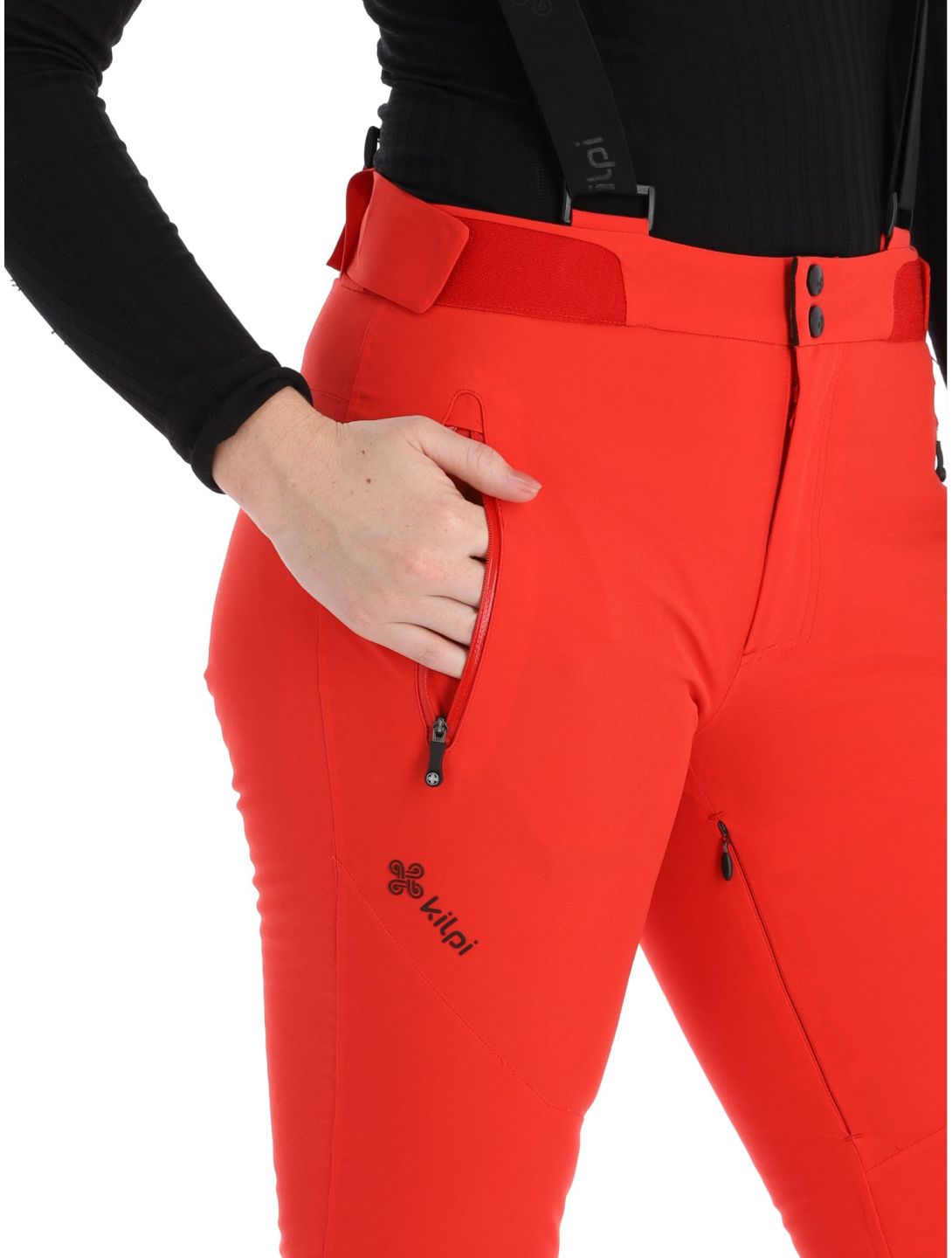 Kilpi, Ravel-W pantalones de esquí mujeres Red rojo 