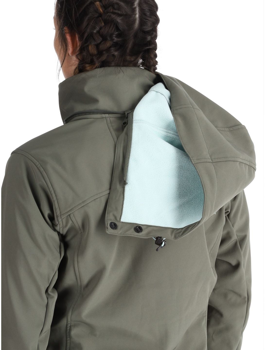 Kilpi, Ravia chaqueta de esquí softshell mujeres Dark Green verde 