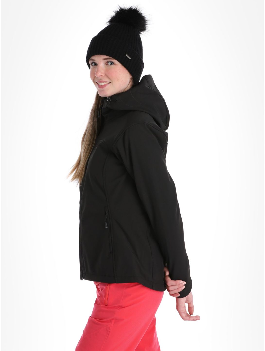 Kilpi, Ravia-W chaqueta de esquí softshell mujeres Black negro 