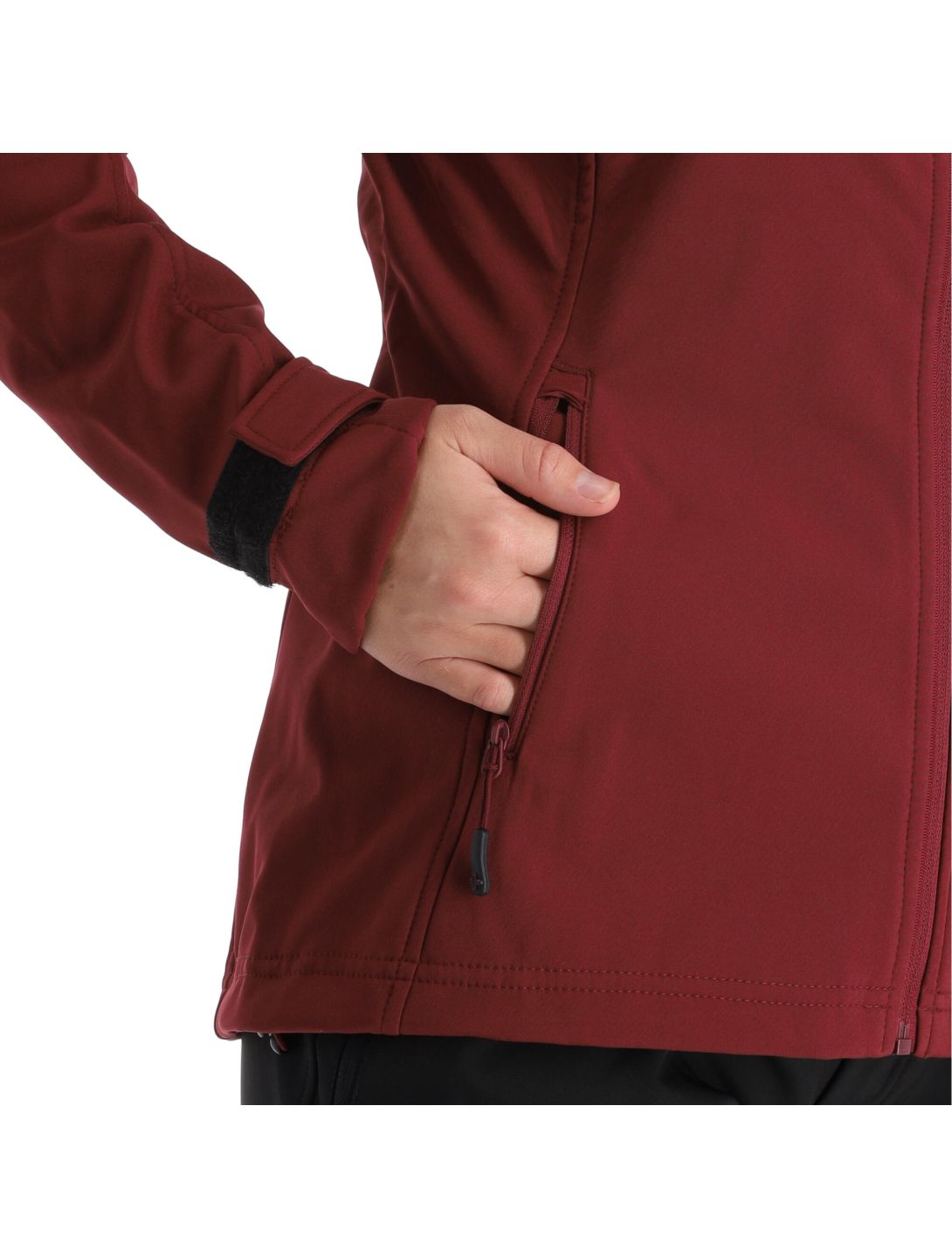 Kilpi, Ravia-W chaqueta de esquí softshell mujeres dark rojo 