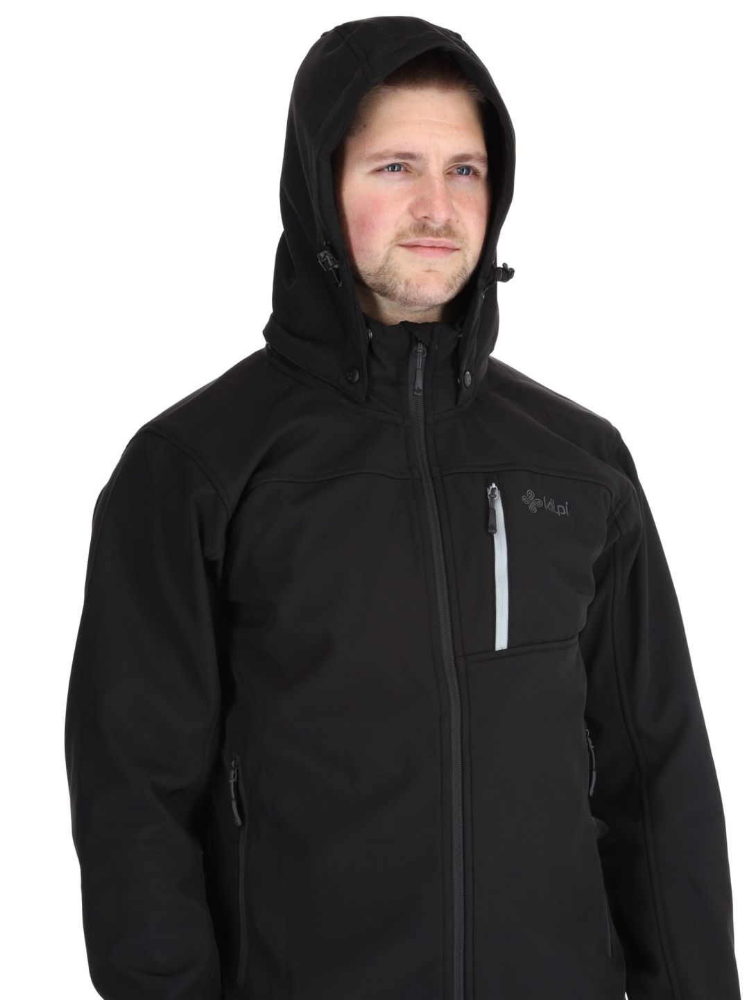 Kilpi, RAVIO chaqueta de esquí softshell hombres Black negro 