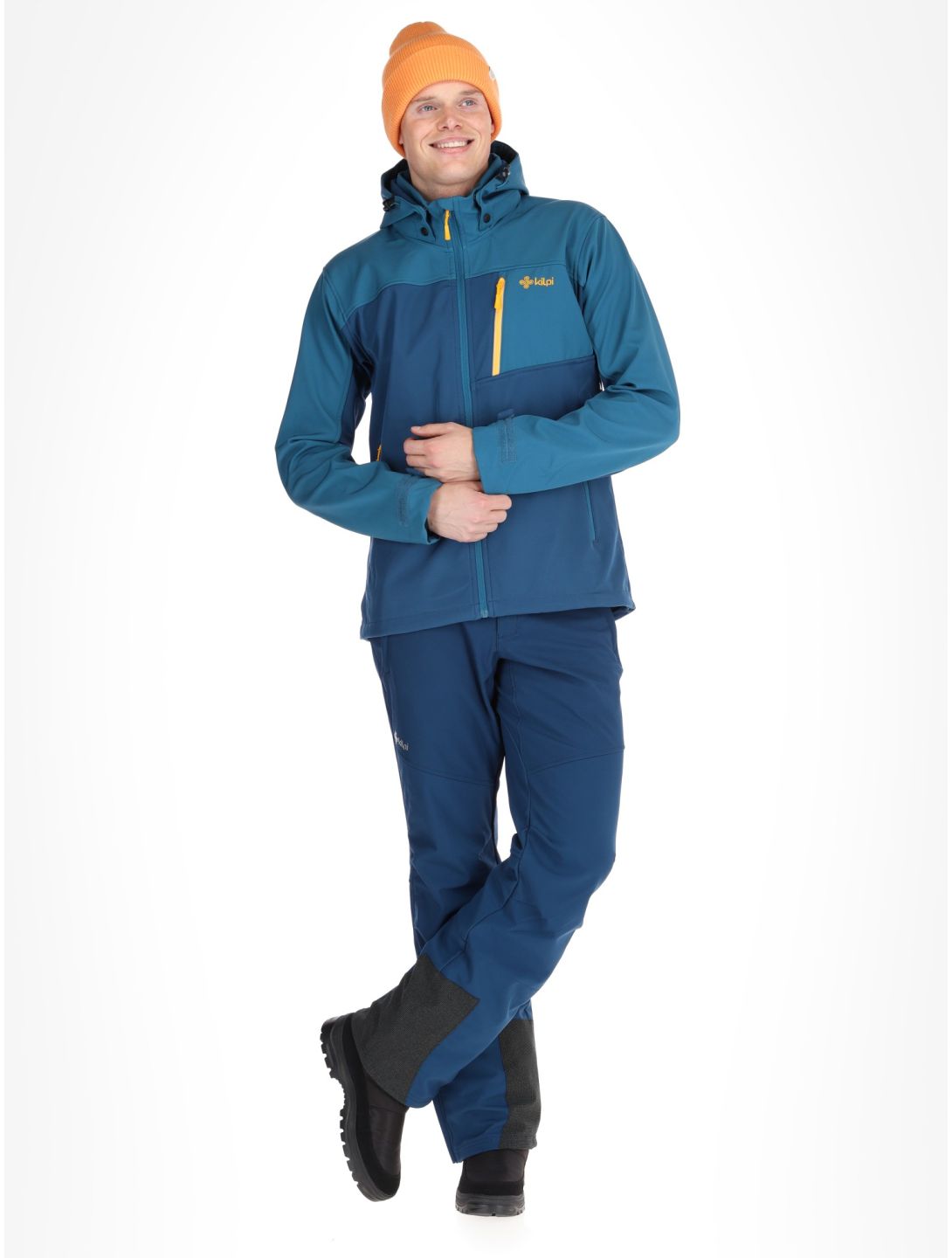 Kilpi, RAVIO chaqueta de esquí softshell hombres Dark Blue azul 