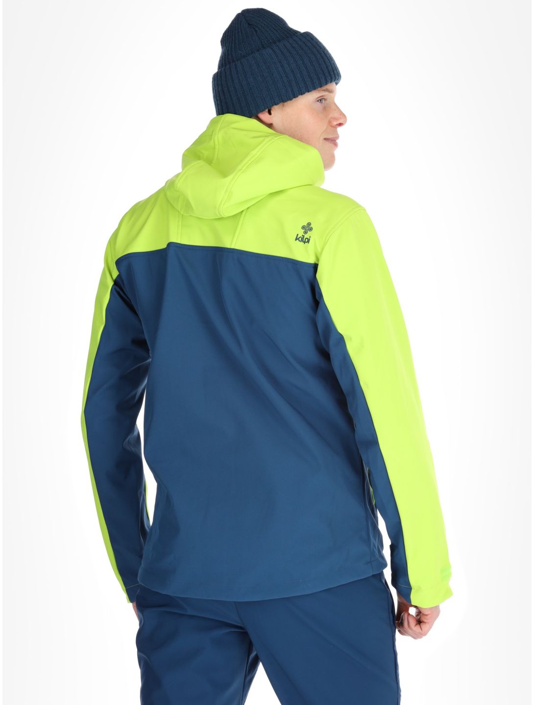 Kilpi, Ravio chaqueta de esquí softshell hombres Lime Green azul, verde 