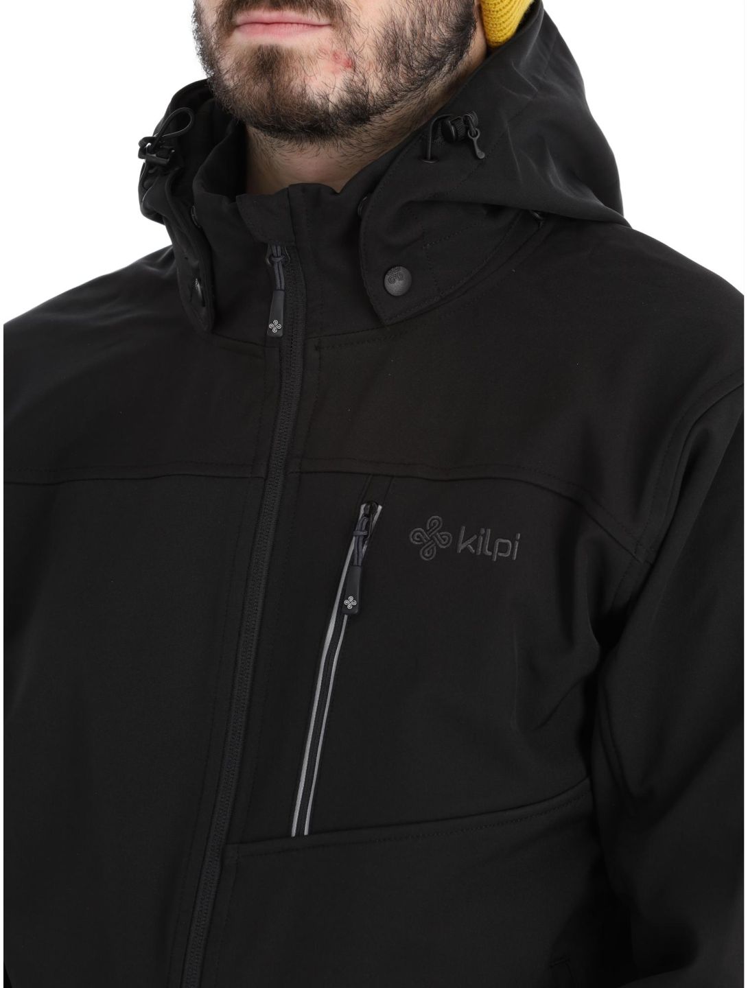 Kilpi, Ravio-M chaqueta de esquí softshell hombres Black negro 