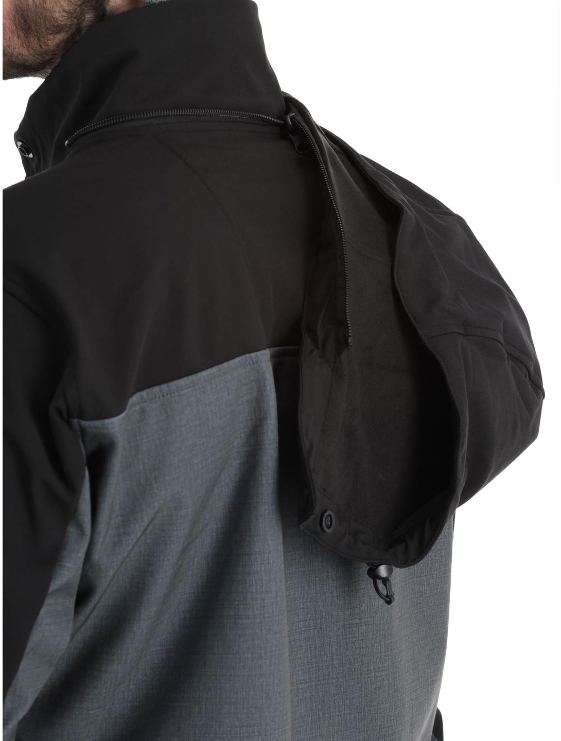 Kilpi, Ravio-m chaqueta de esquí softshell tallas extra grandes hombres Dark Grey gris 