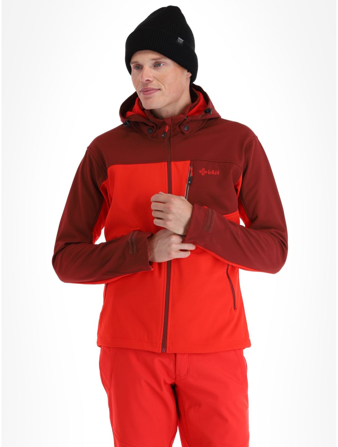 Kilpi, Ravio-M chaqueta de esquí softshell hombres Red rojo 