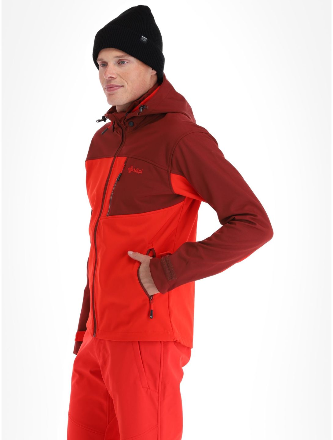 Kilpi, Ravio-M chaqueta de esquí softshell hombres Red rojo 