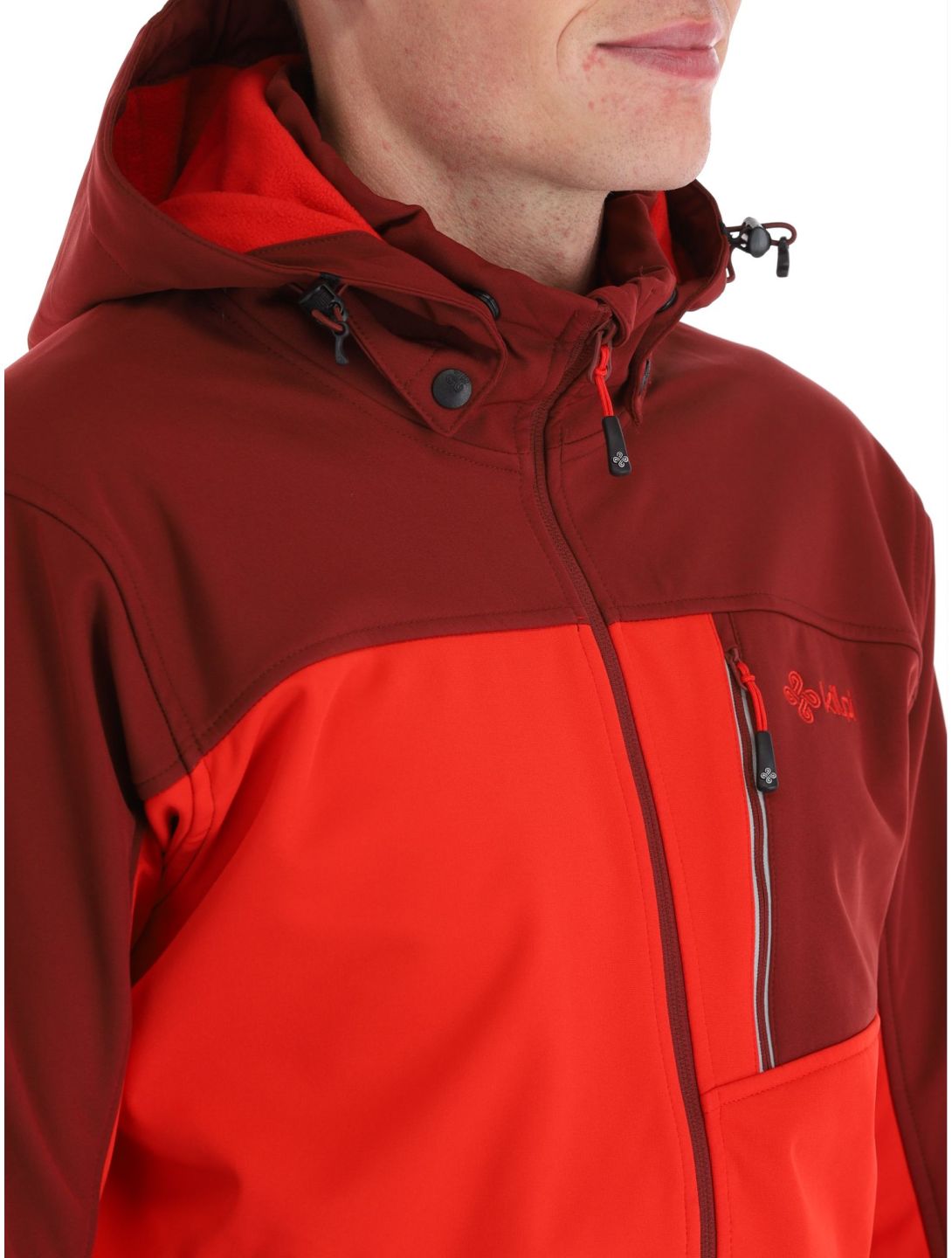 Kilpi, Ravio-M chaqueta de esquí softshell hombres Red rojo 