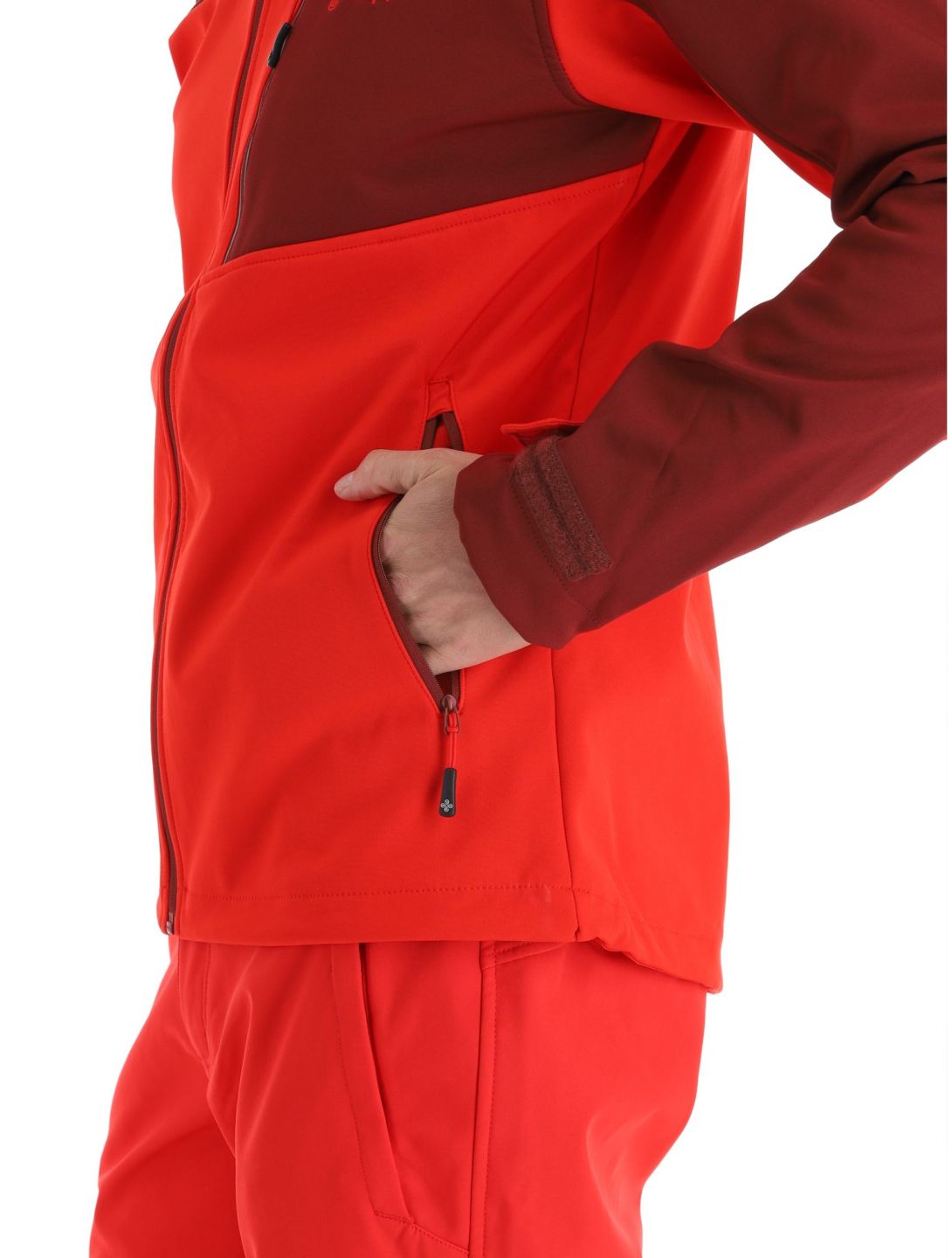 Kilpi, Ravio-M chaqueta de esquí softshell hombres Red rojo 