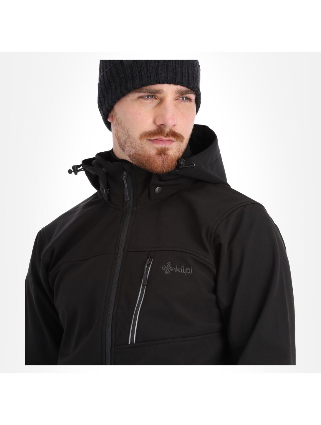 Kilpi, Ravio-M chaqueta de esquí softshell tallas extra grandes hombres negro 