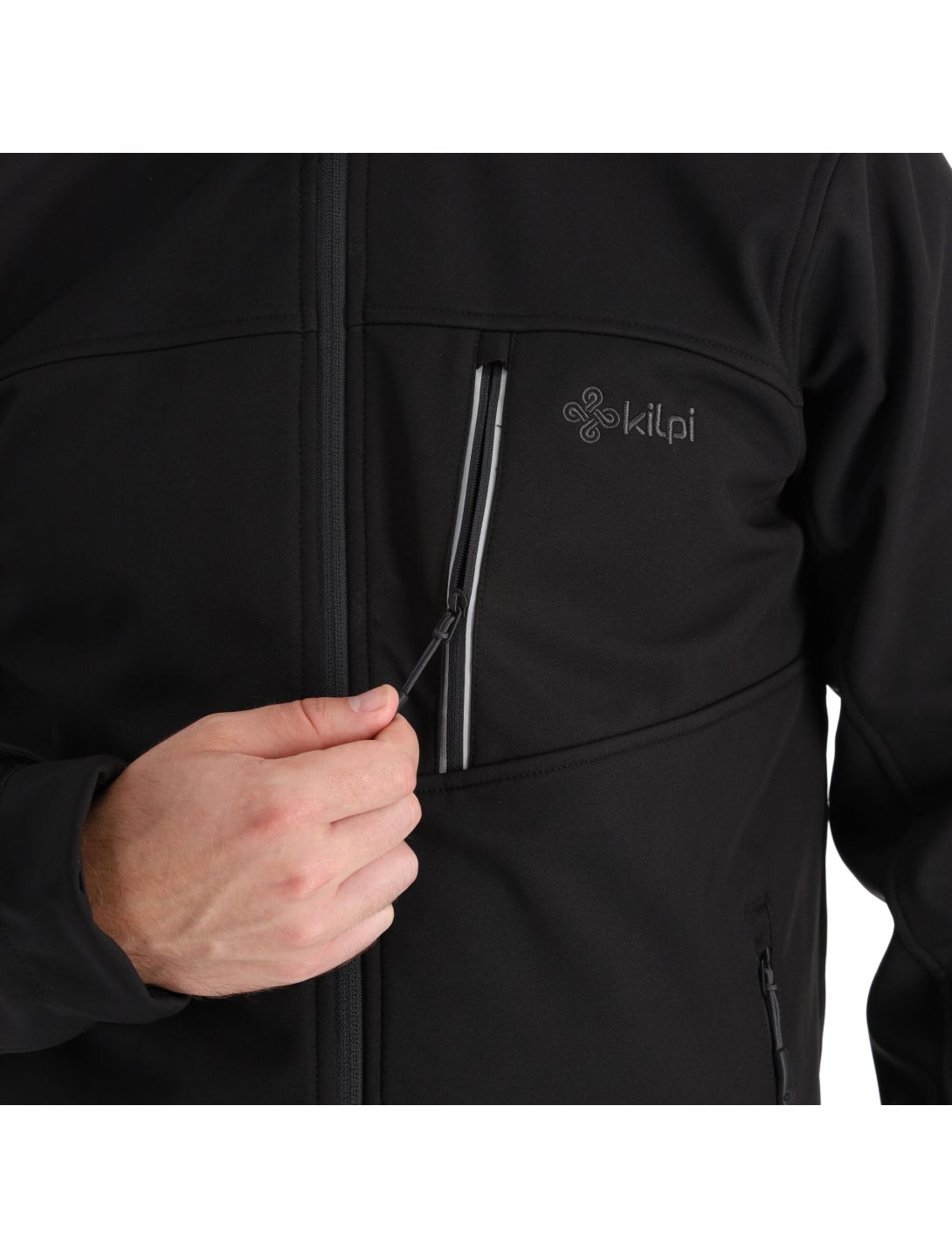 Kilpi, Ravio-M chaqueta de esquí softshell tallas extra grandes hombres negro 