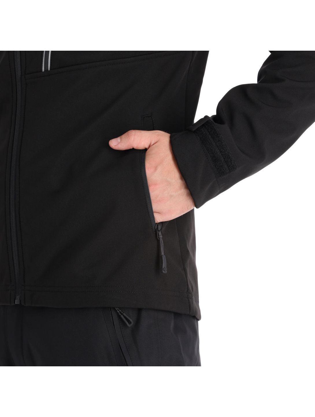 Kilpi, Ravio-M chaqueta de esquí softshell tallas extra grandes hombres negro 