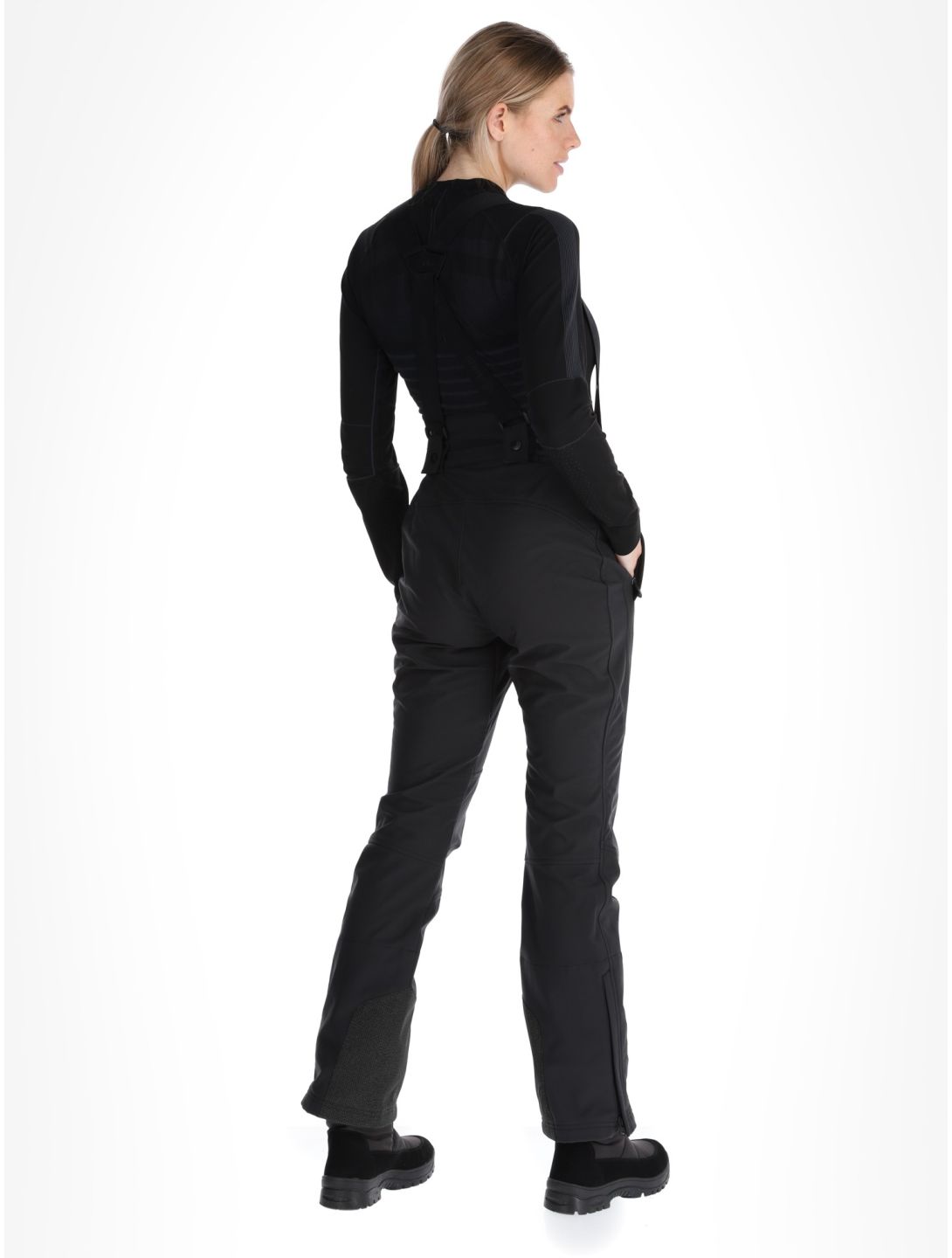 Kilpi, Rhea pantalones de esquí softshell mujeres Black negro 