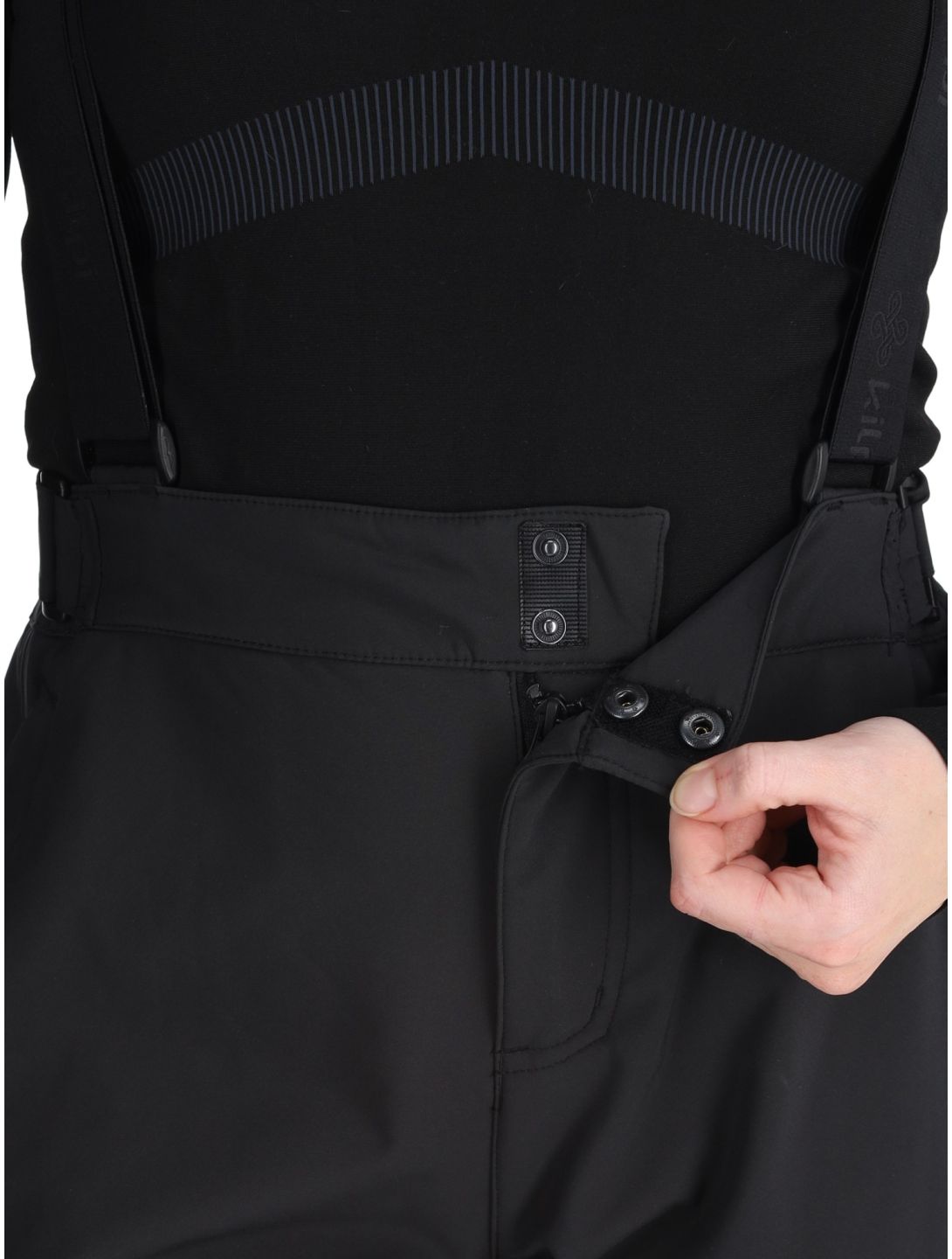 Kilpi, Rhea pantalones de esquí softshell mujeres Black negro 