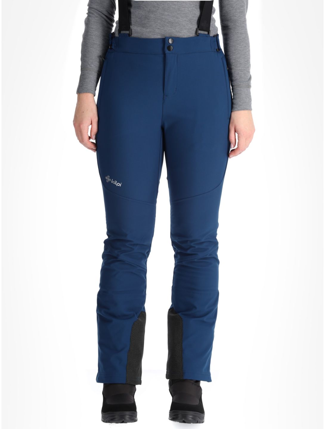 Kilpi, RHEA pantalones de esquí softshell mujeres Dark Blue azul 