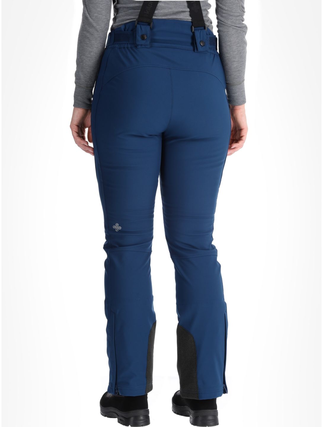 Kilpi, RHEA pantalones de esquí softshell mujeres Dark Blue azul 