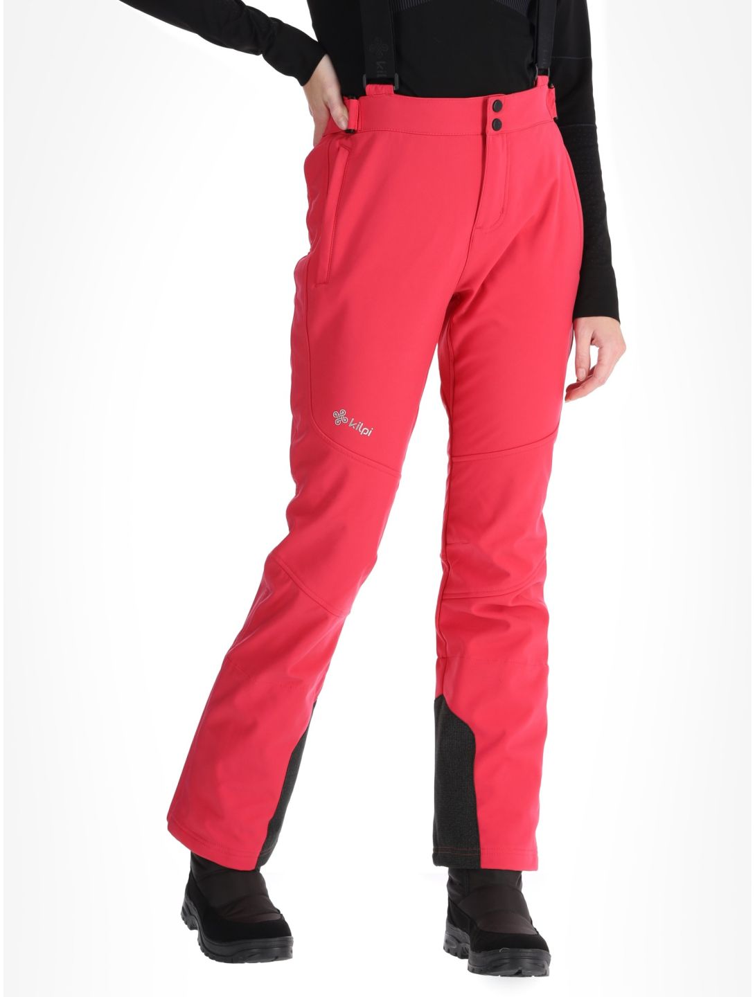 Kilpi, RHEA pantalones de esquí softshell mujeres Pink rosa 