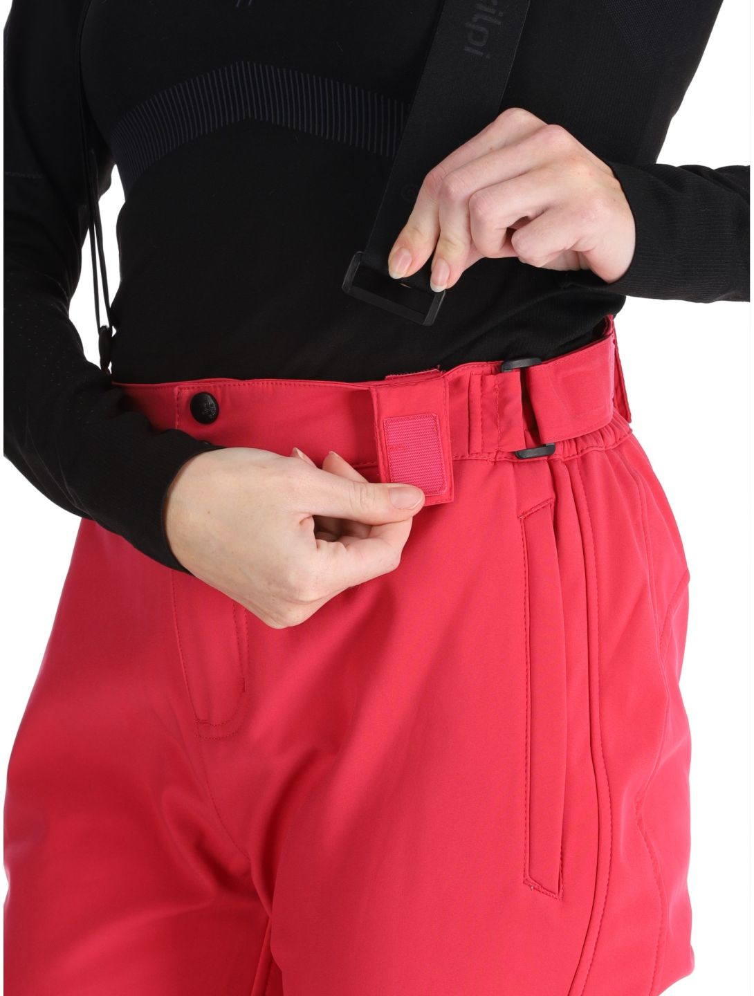 Kilpi, RHEA pantalones de esquí softshell mujeres Pink rosa 