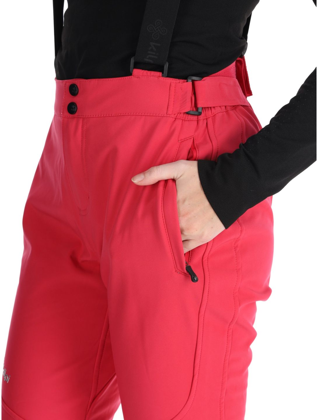 Kilpi, RHEA pantalones de esquí softshell mujeres Pink rosa 