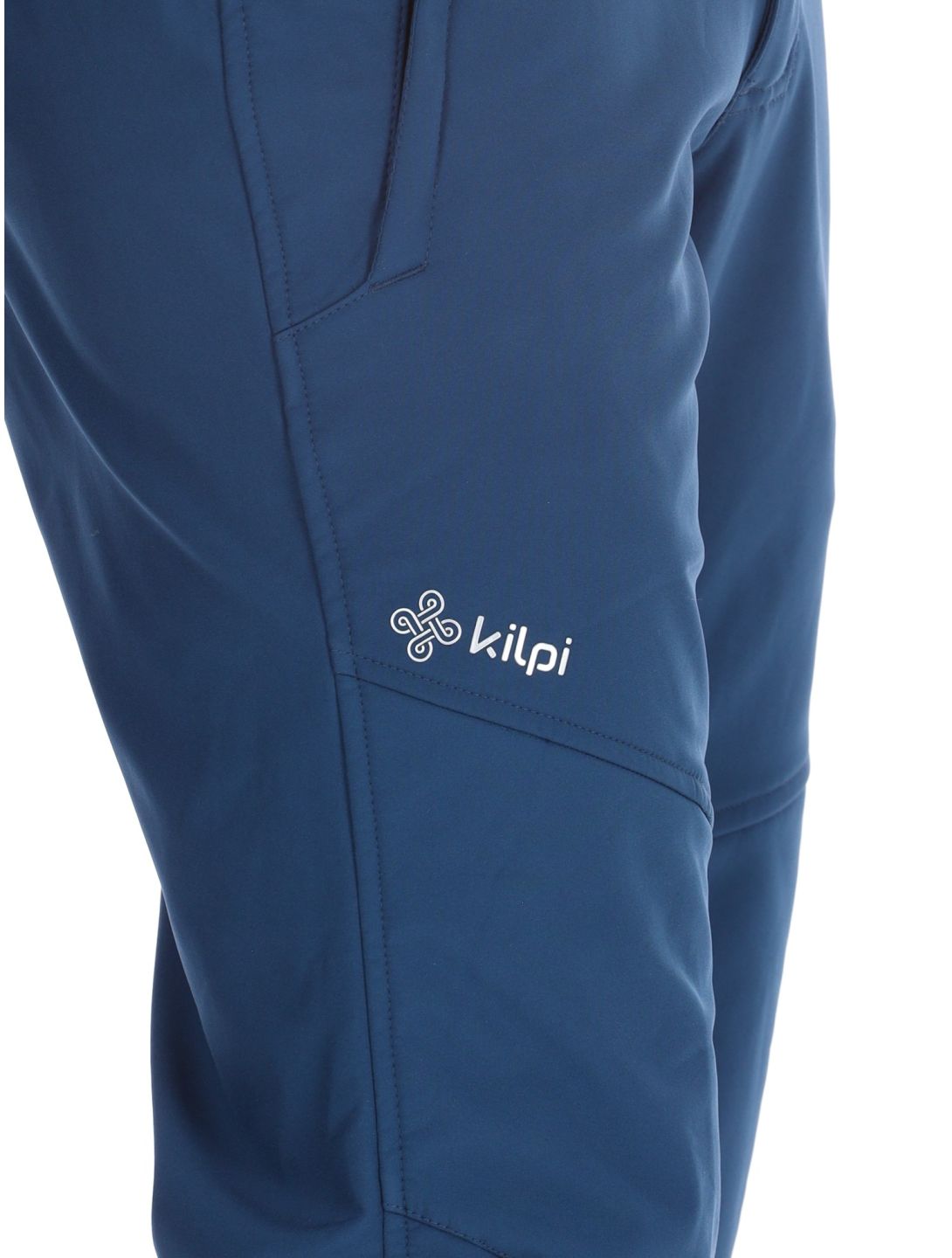 Kilpi, RHEA pantalones de esquí softshell hombres Dark Blue azul 