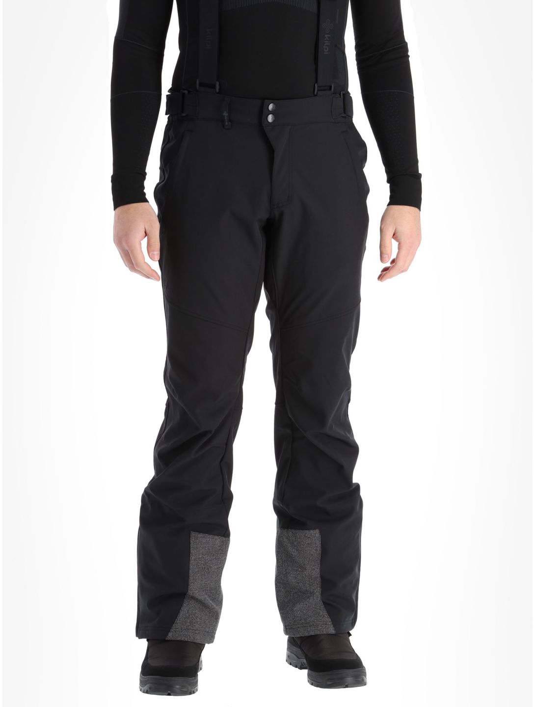 Kilpi, Rhea-M pantalones de esquí softshell hombres Black negro 